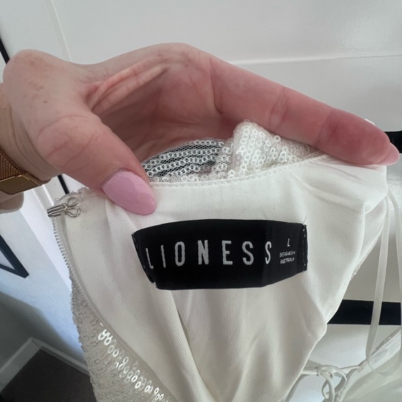 Shopbop white sequin dress - Picture 3 of 4